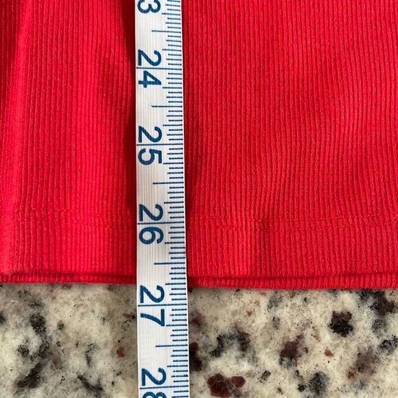 Talbots Womens Ribbed Knit Short Sleeve Scoop Neck Shirt Red Size 2X Plus NWT - Picture 7 of 7